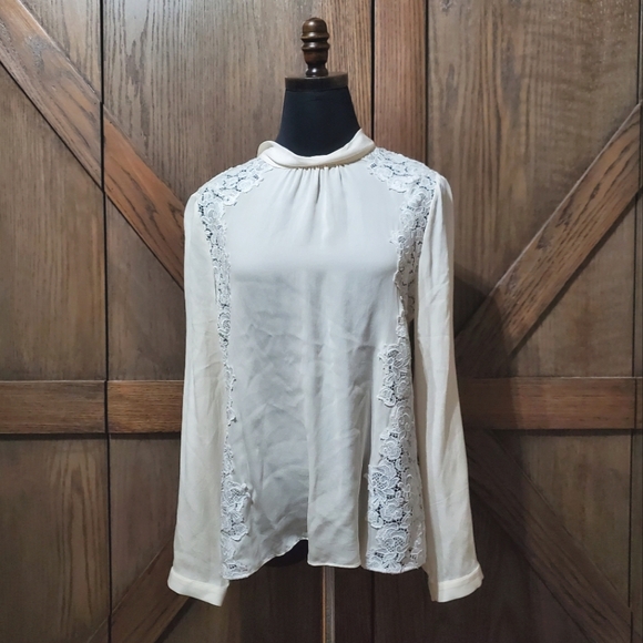 Rebecca Taylor Tops - Rebecca Taylor Silk Lace Blouse